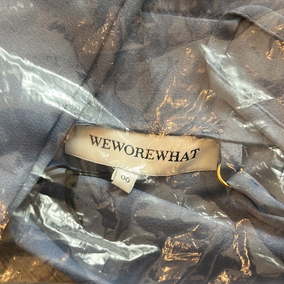 WeWoreWhat Cowl Midi Dress in Slate Blue REVOLVE NWT - Picture 11 of 11